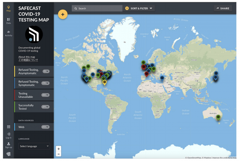 Hybrid Collectivity Hacking Environmental Risk Visualization for the